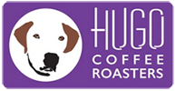 Hugo Coffee Roasters purple logo